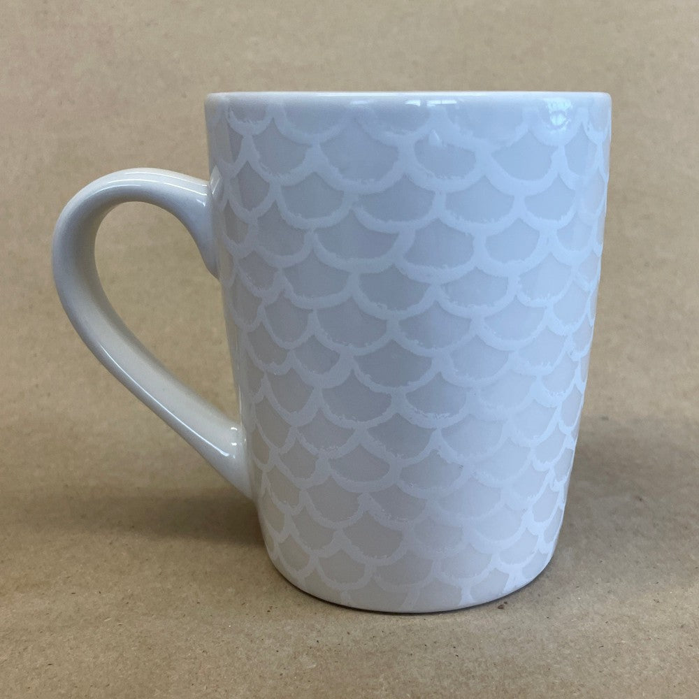 Starbucks Black Siren White Frosted Scales Mug-2020